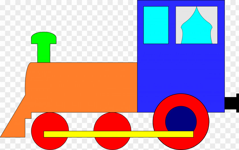 Small Train Rail Transport Steam Locomotive Clip Art PNG