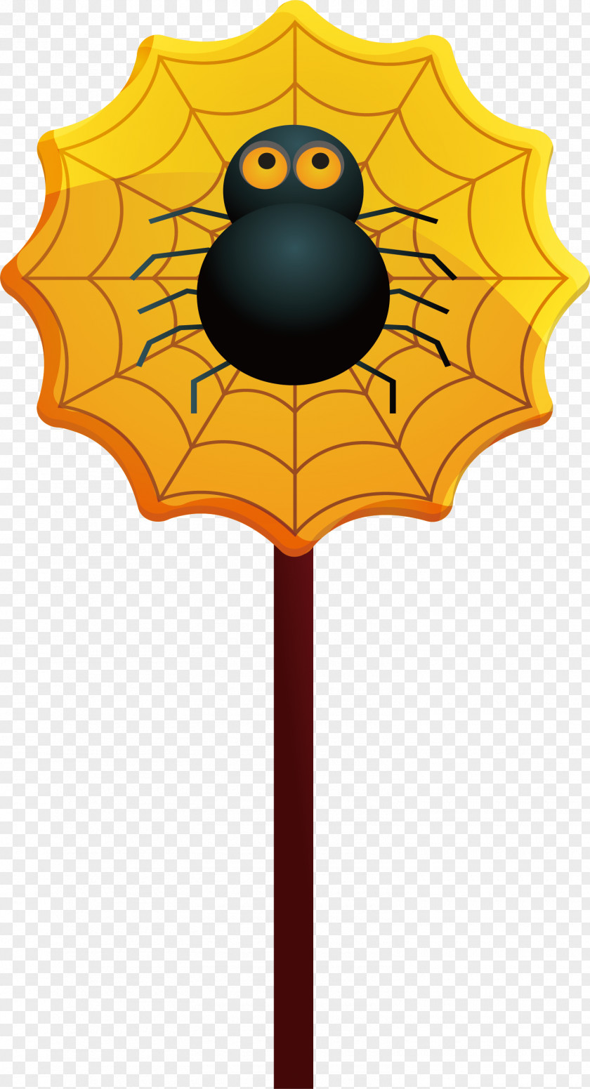 Spider Web Lollipop Candy PNG