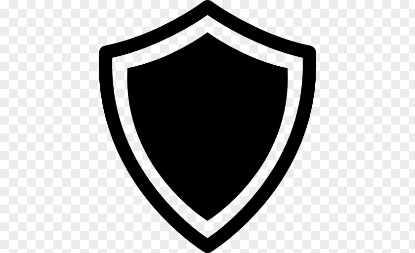 White Ribbon Shield Escutcheon Shape PNG