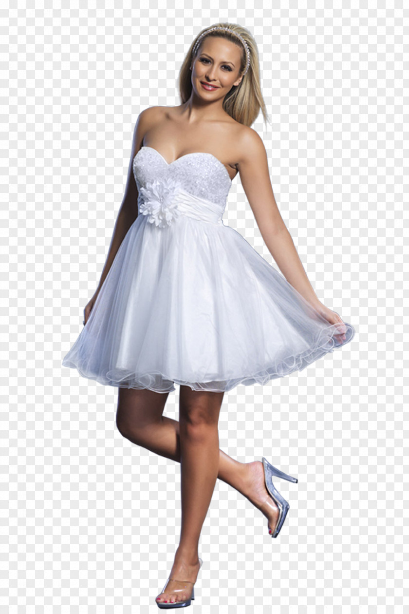 Blonde Wedding Dress Cocktail Party Satin PNG