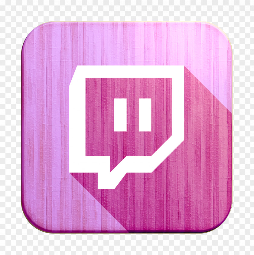 Purple Text Twitch Icon Twitch.tv PNG