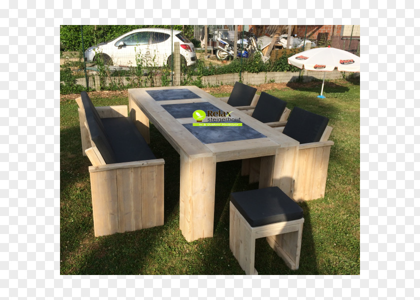 Table Garden Furniture Bench Steigerplank Chair PNG