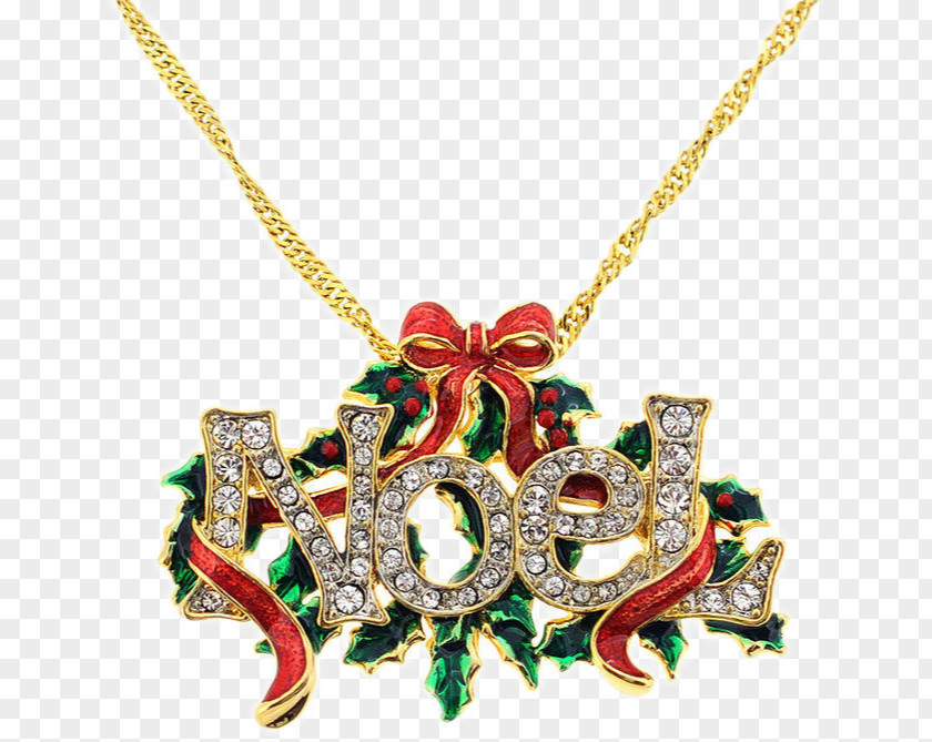 Christmas Theme Jewelry Rudolph Pendant Necklace Jewellery PNG