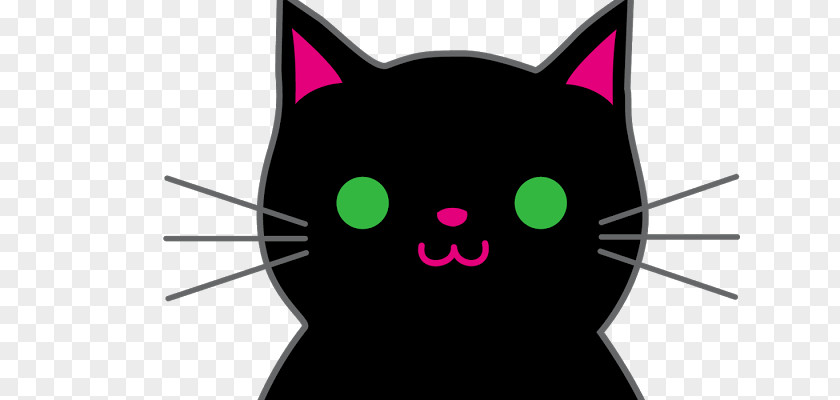 Cute Black Cat Pictures Kitten Cartoon Clip Art PNG