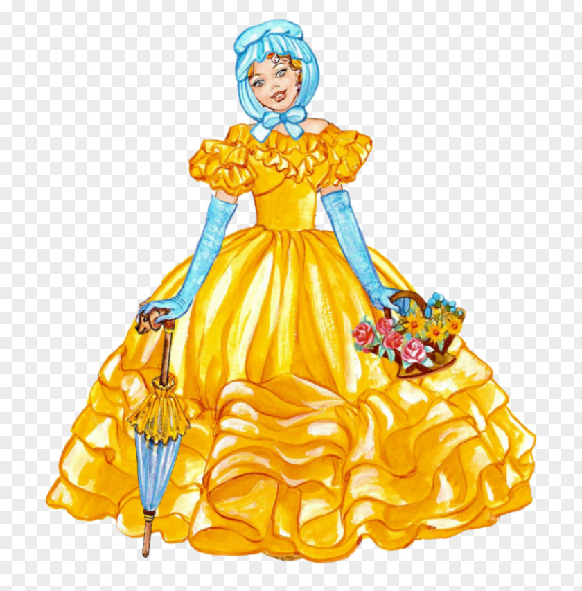Dress Gown Costume Design Doll PNG