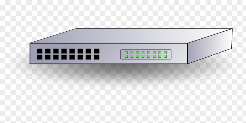 Gray Server Computer Network Switch KVM Clip Art PNG