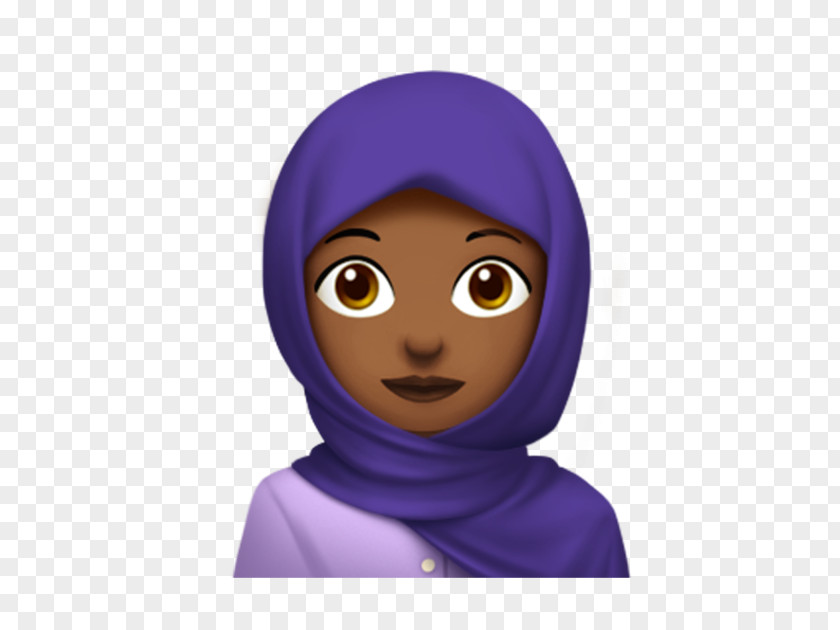 Hijab Apple World Emoji Day PNG