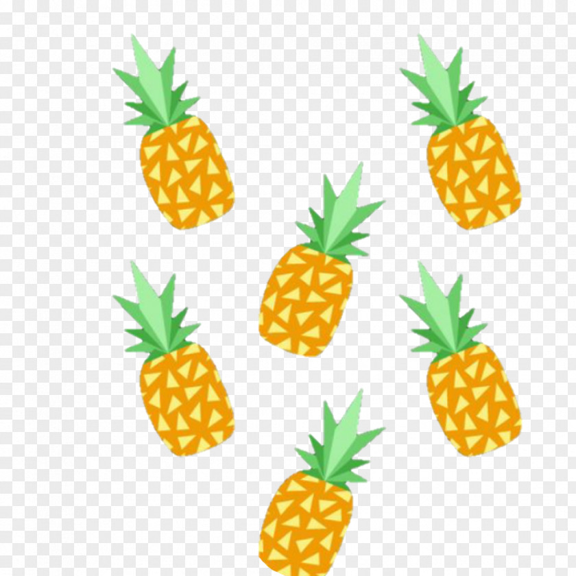 Pineapple Food Sticker PNG
