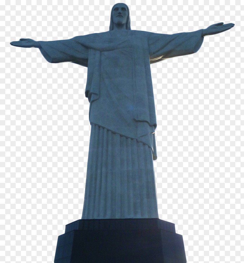 Brazil Landmark Statue Of Christ In Rio De Janeiro The Redeemer Corcovado Drawing PNG