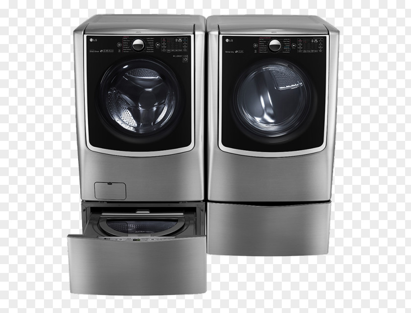 Clothes Dryer Washing Machines Combo Washer LG WM9000H Laundry PNG