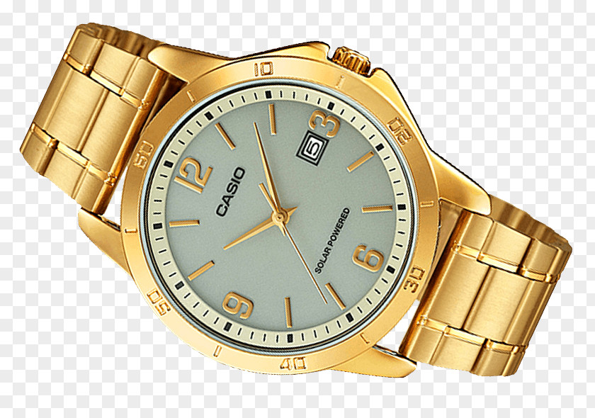 Gold Casio Watch G-Shock Clock PNG