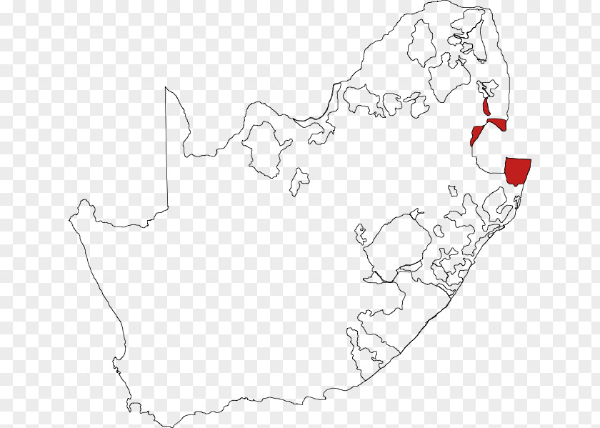 Map Transkei Topographic Wild Coast Region, Eastern Cape /m/02csf PNG