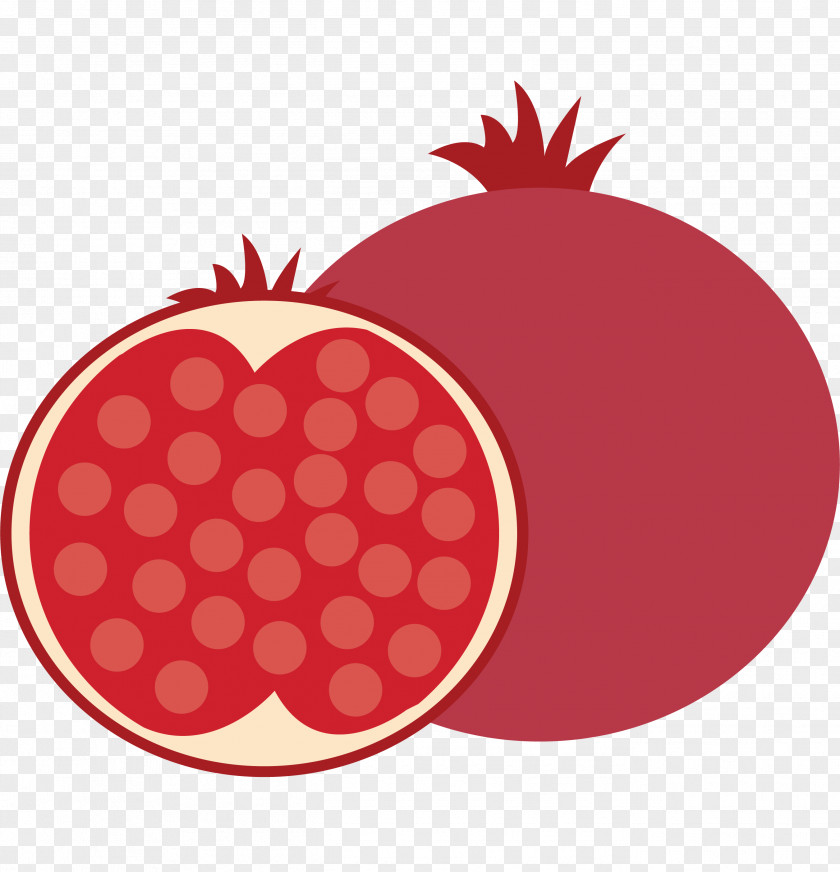 Vector Pomegranate Juice Logo Clip Art PNG