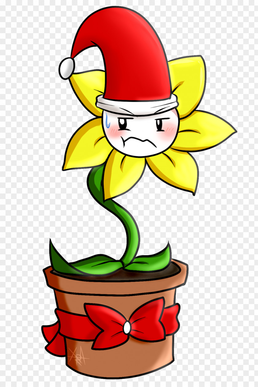 Christmas Undertale Flowey Drawing Character PNG