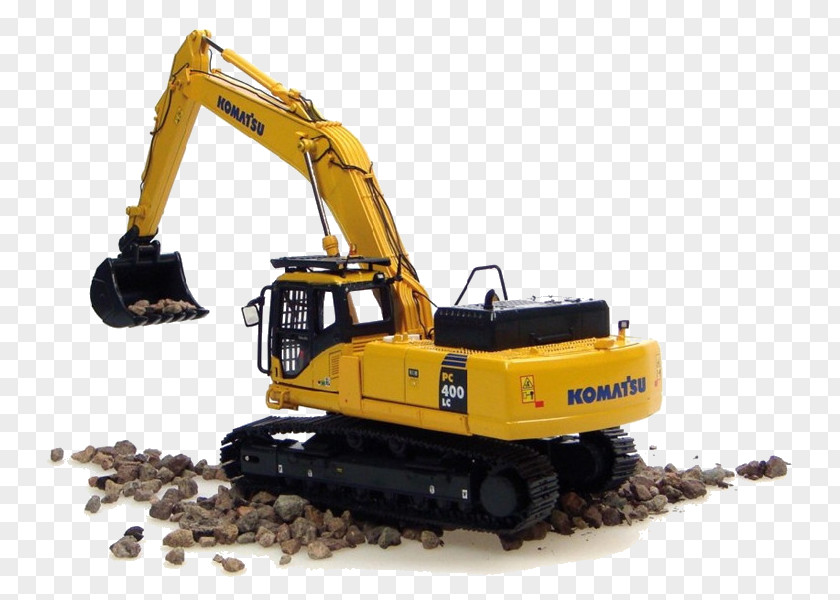 Excavator Komatsu Limited Tractor Hydraulics Backhoe PNG