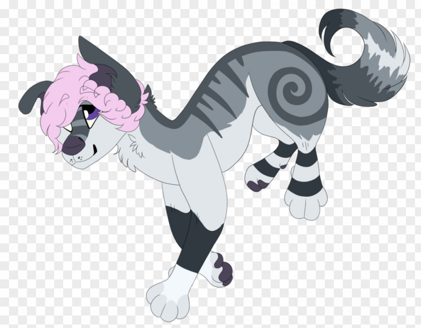 Horse Cat Cartoon Character PNG