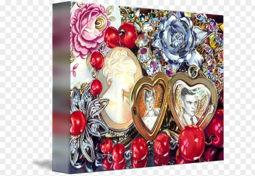 Jewellery Gallery Wrap Canvas Art Father PNG
