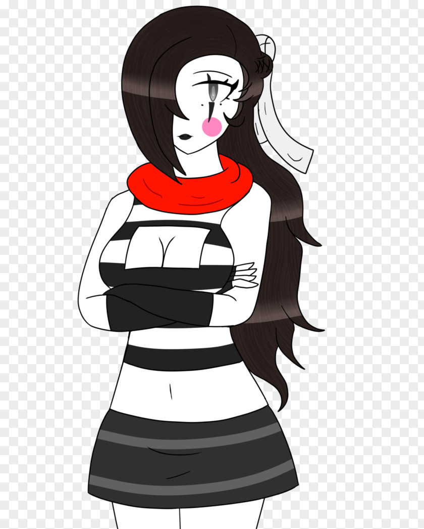 Woman Mime Artist Drawing PNG
