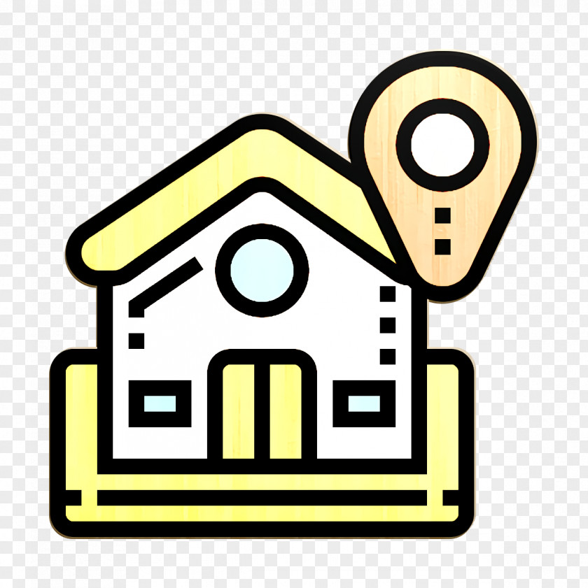 Architecture Icon Gps Home PNG