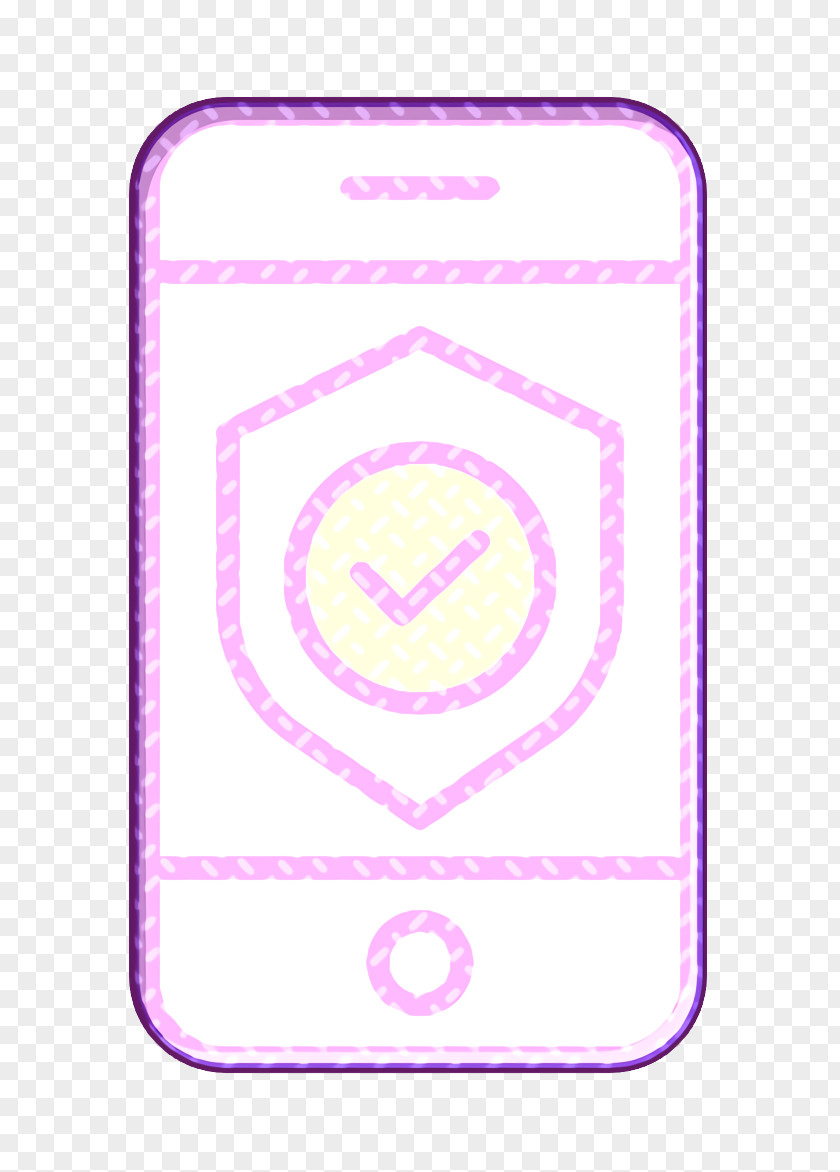 Safe Icon Cyber Smartphone PNG