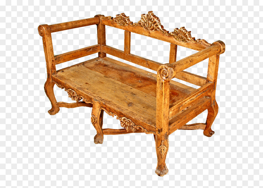 Wood Antique Garden Furniture PNG