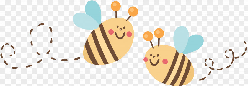 Cartoon Bees Apidae Clip Art PNG