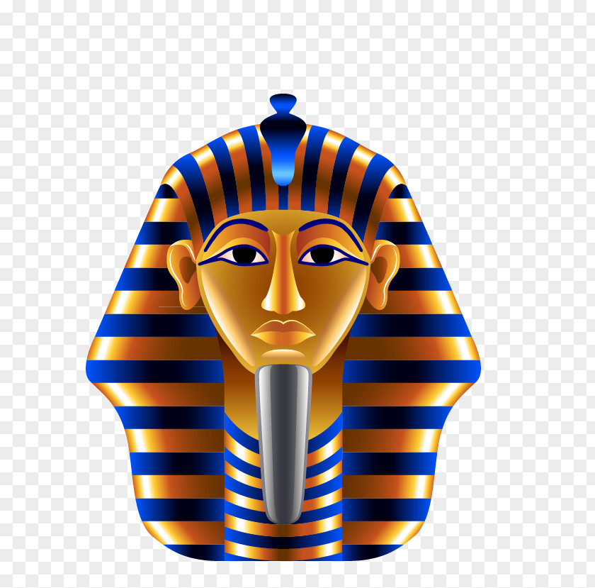 Egypt Tutankhamun's Mask Ancient KV62 Pharaoh PNG