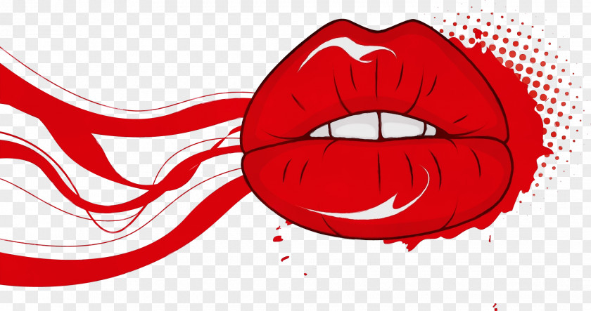 Fictional Character Smile Lip Red Mouth Cheek Clip Art PNG