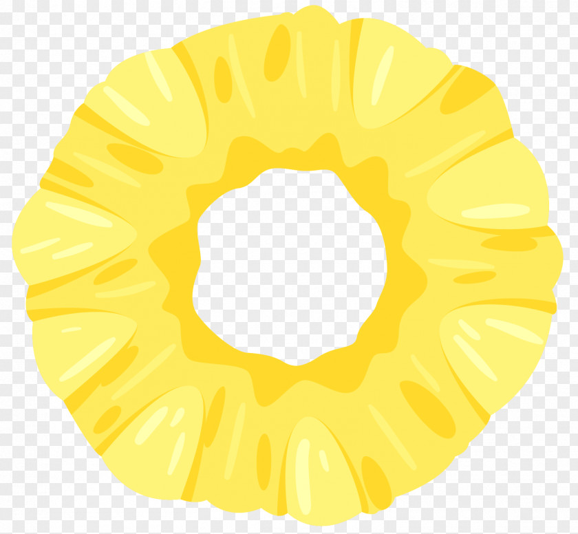 Hand Painted Yellow Ring Fruit Euclidean Vector PNG