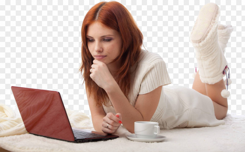 Thinking Woman Badoo Internet Capture One PNG