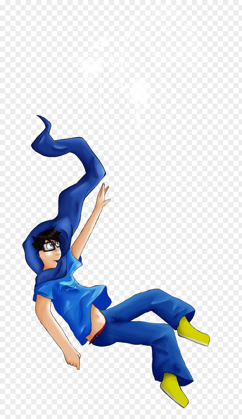 Tricky Cobalt Blue Superhero Figurine Cartoon PNG