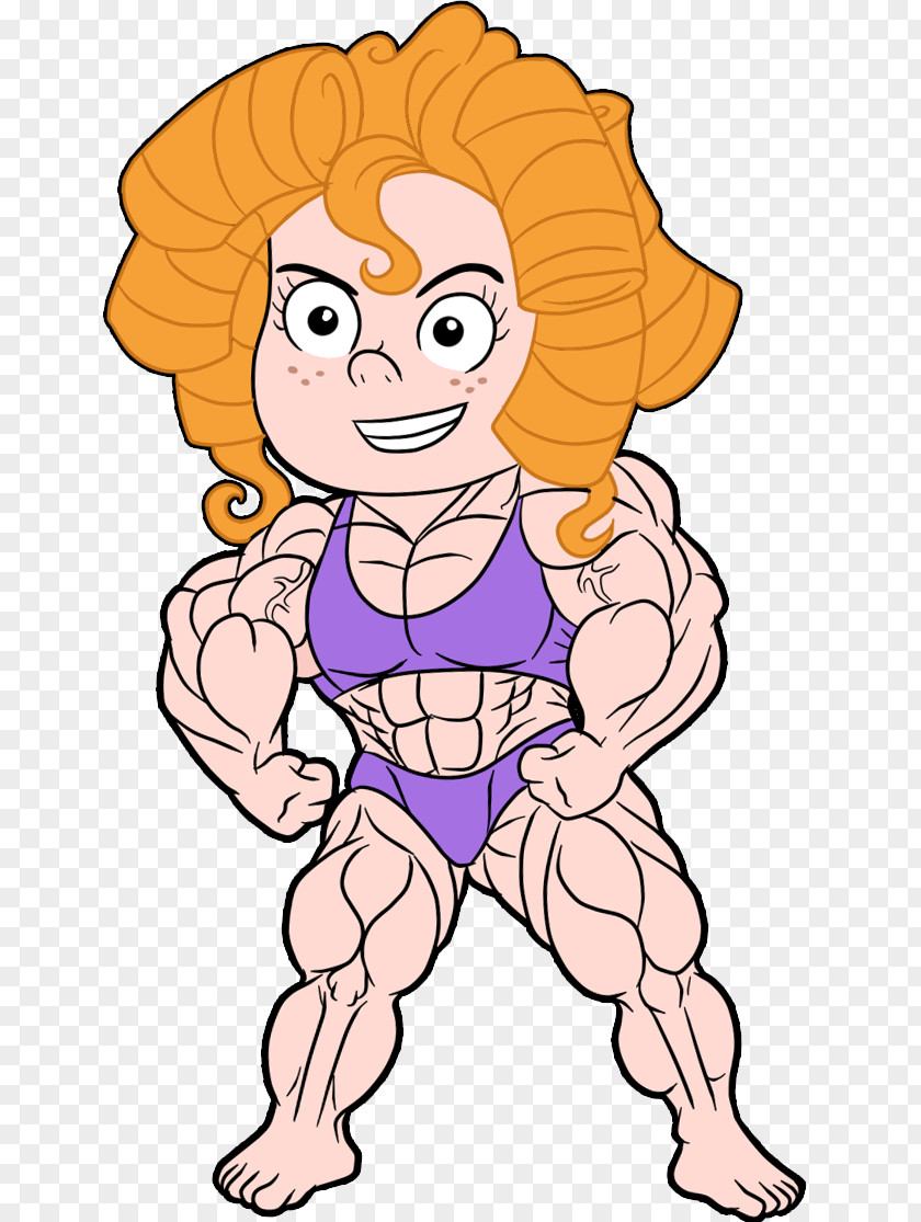 Woman Cartoon Muscle Animated Film Female PNG