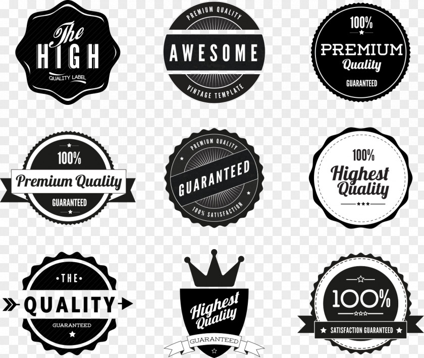 Badge Vector Postage Stamps Label Vintage PNG