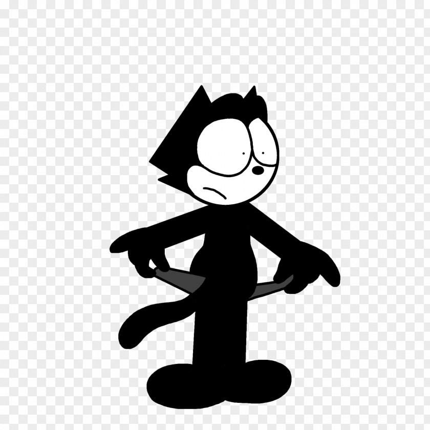 Black Cat Felix The Cartoon Oswald Lucky Rabbit Mickey Mouse PNG