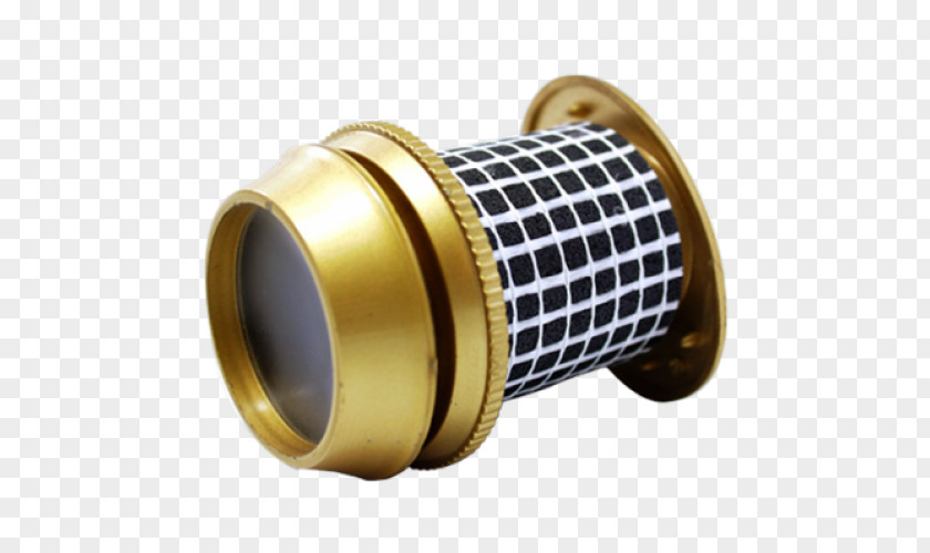 Brass Door Ironmongery Fire Peephole PNG