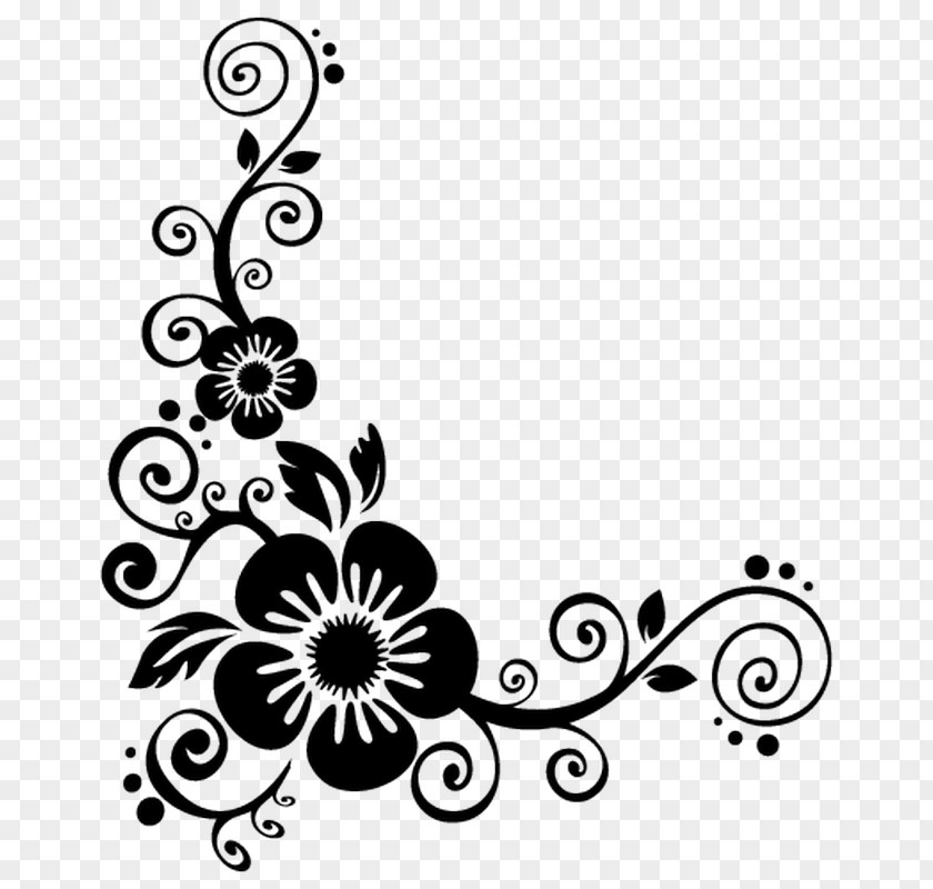 Design Ornament Floral Flower PNG