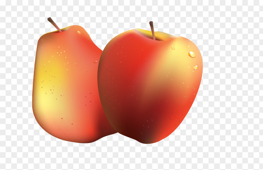Hand-painted Apple Decorations Clip Art PNG