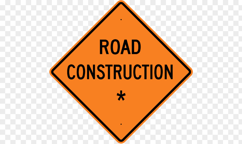 Road Banner Roadworks Traffic Sign Construction Site Safety Architectural Engineering PNG