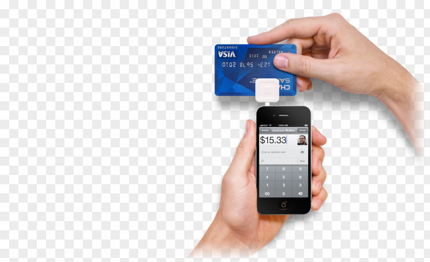 Credit Card Square, Inc. Mobile Payment Reader PNG