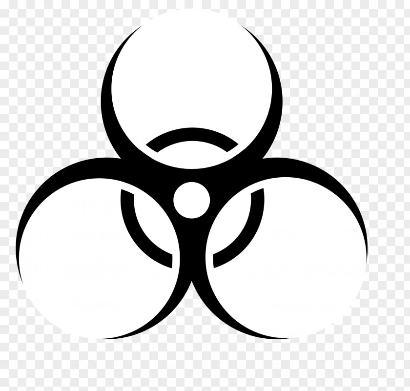 Fearless Cliparts Biological Hazard Symbol Clip Art PNG