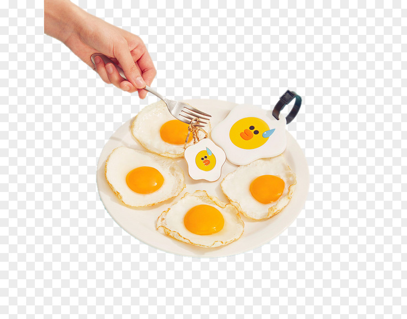 Fried Eggs Egg Hamburger LINE Wallpaper PNG