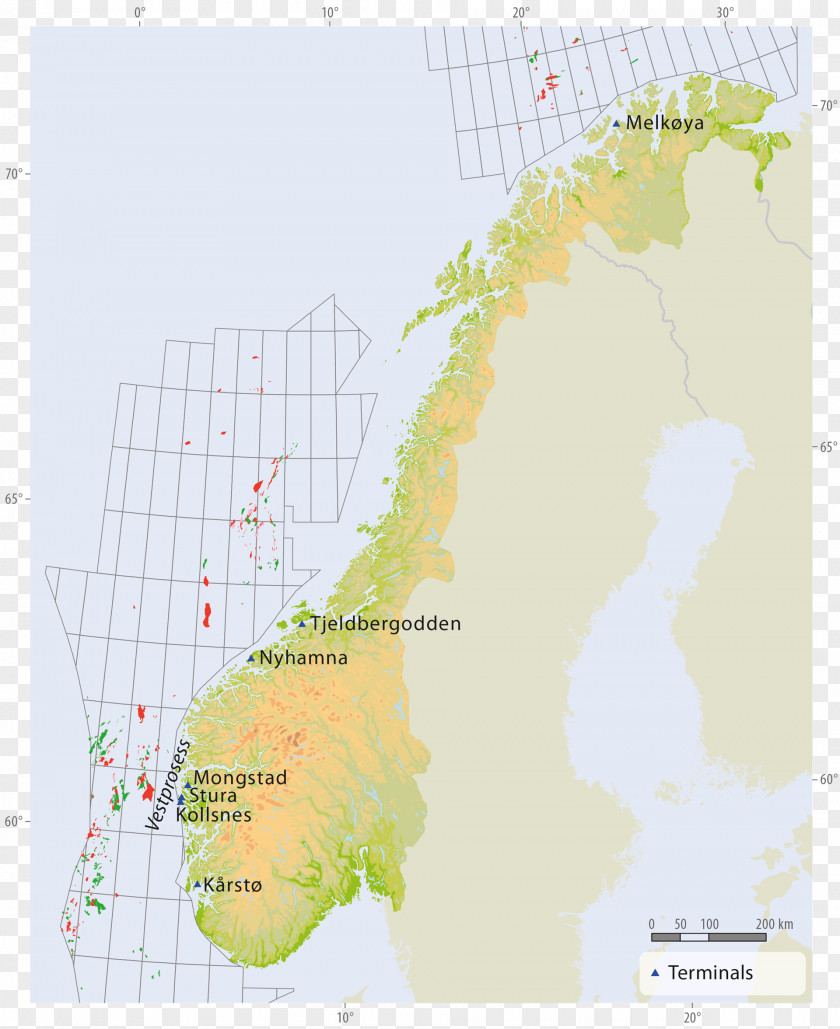 Oil Terminal Kårstø Mongstad Statfjord Field Norwegian Continental Shelf Melkøya PNG