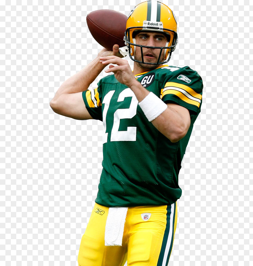 American Football Aaron Rodgers Helmets Green Bay Packers NFL PNG