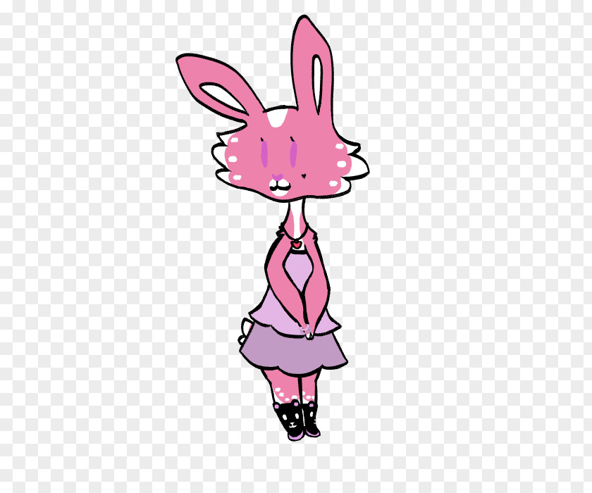 Cute Character Easter Bunny Cartoon Clip Art PNG