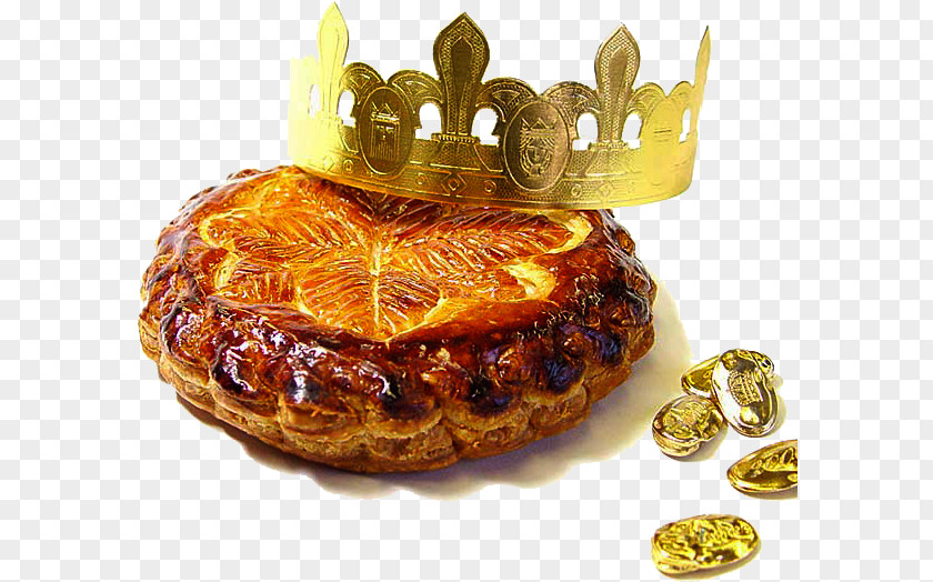 Galette King Cake Tart Puff Pastry Fruitcake PNG