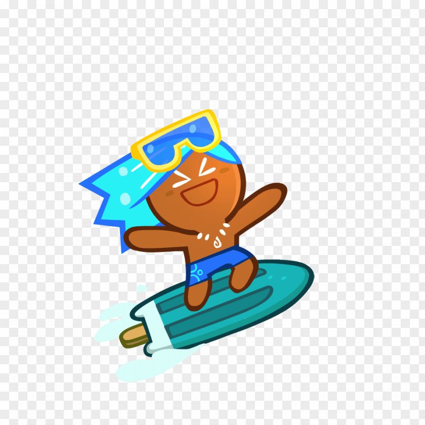Cookie Run Surfing Clip Art PNG