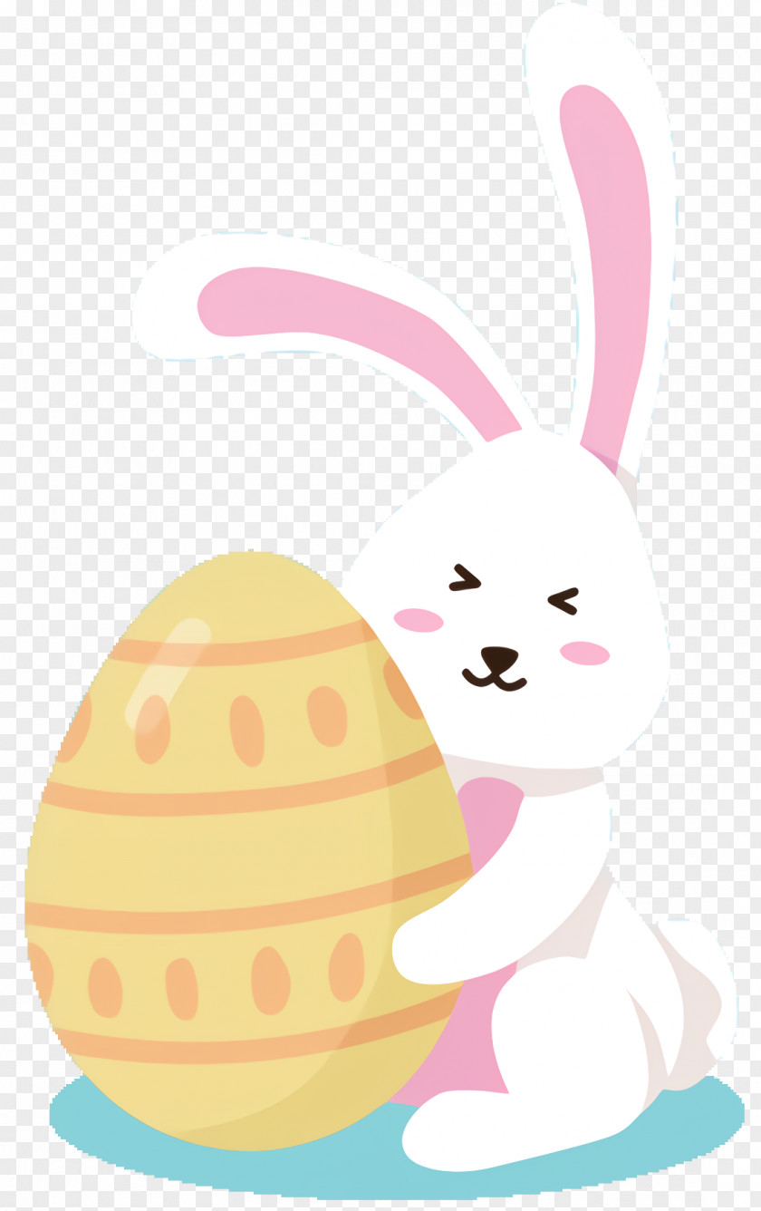 Rabbits And Hares Cartoon Easter Egg PNG