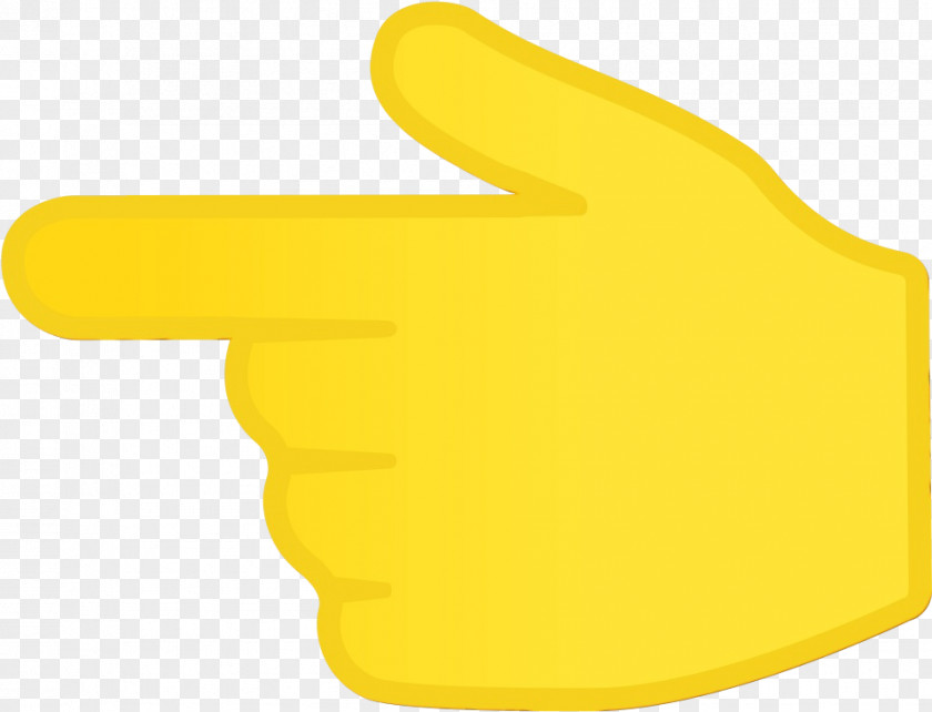 Thumbs Signal Gesture Yellow Background PNG