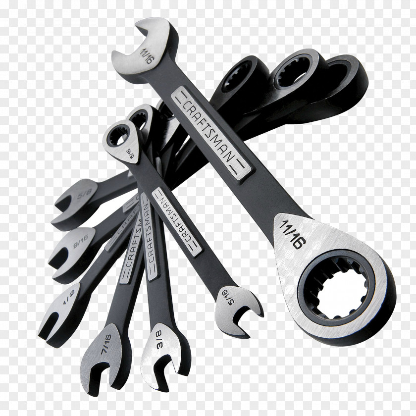 Wrench Hand Tool Spanners Ratchet Craftsman PNG