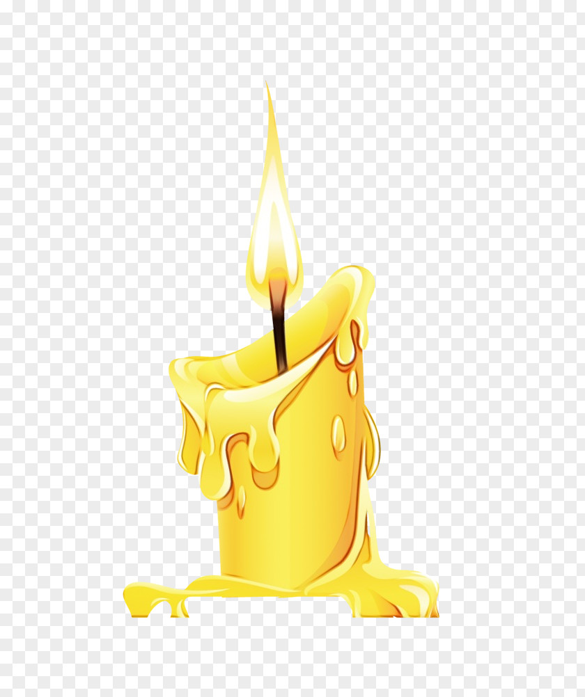 Candle Holder Fire Birthday Watercolor PNG